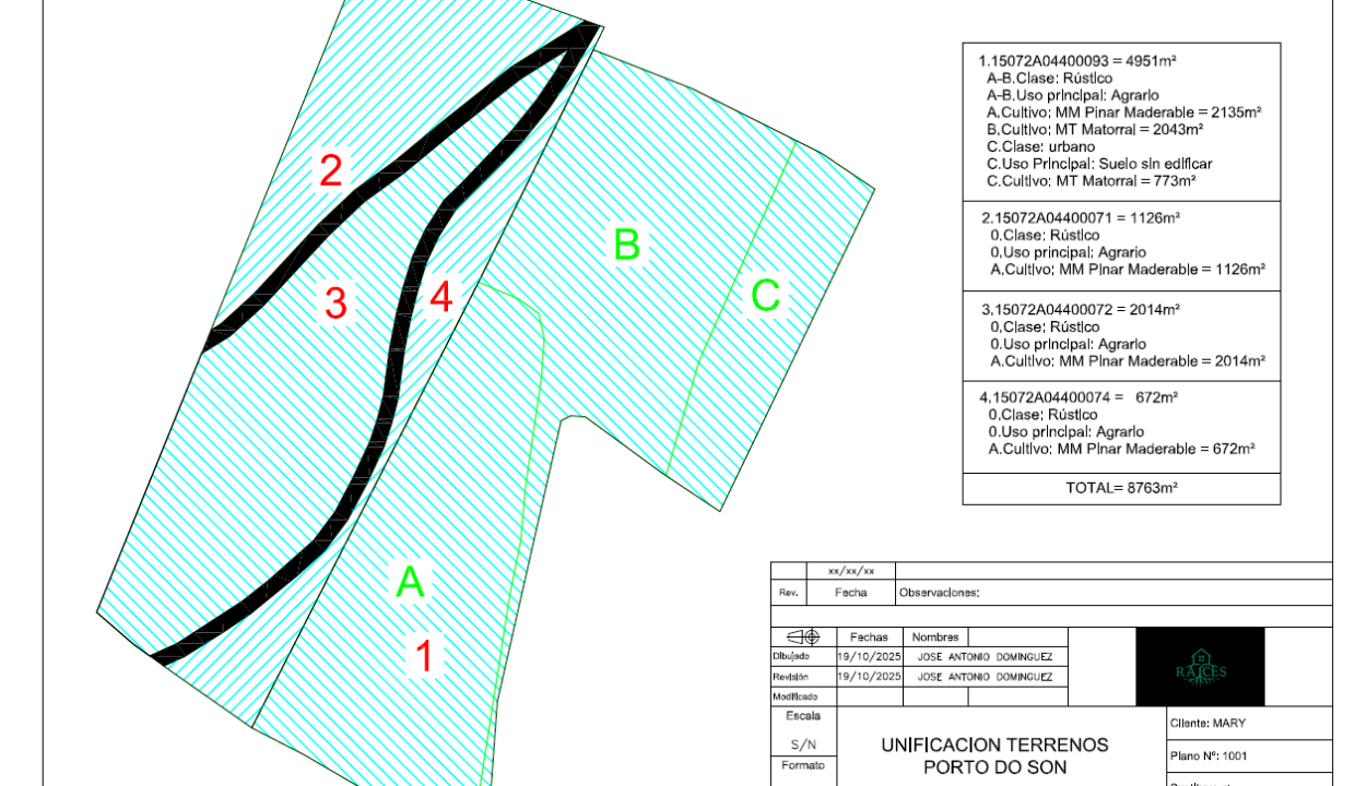 unificacion de terrenos