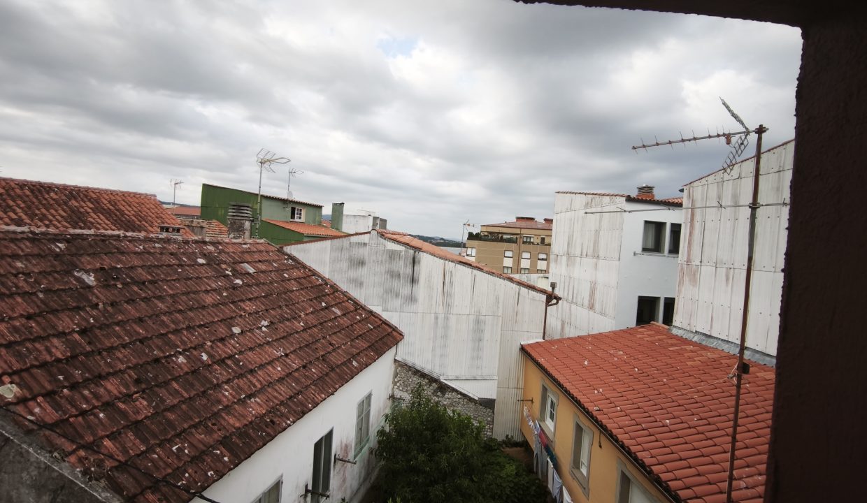 Vistas desde la vivienda en el centro de Ribeira