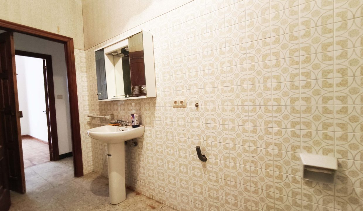 Baño de una de las viviendas