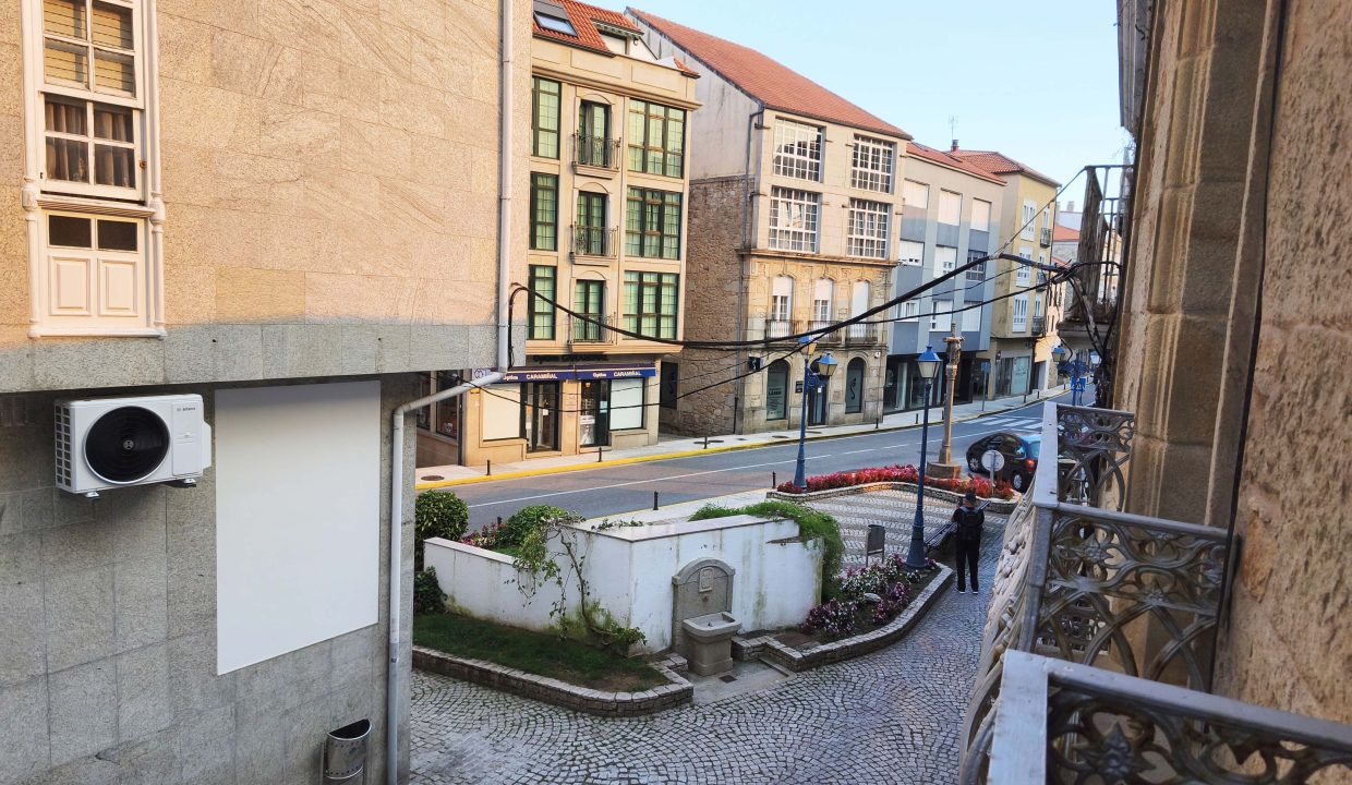 Vistas desde el edificio en A Pobra